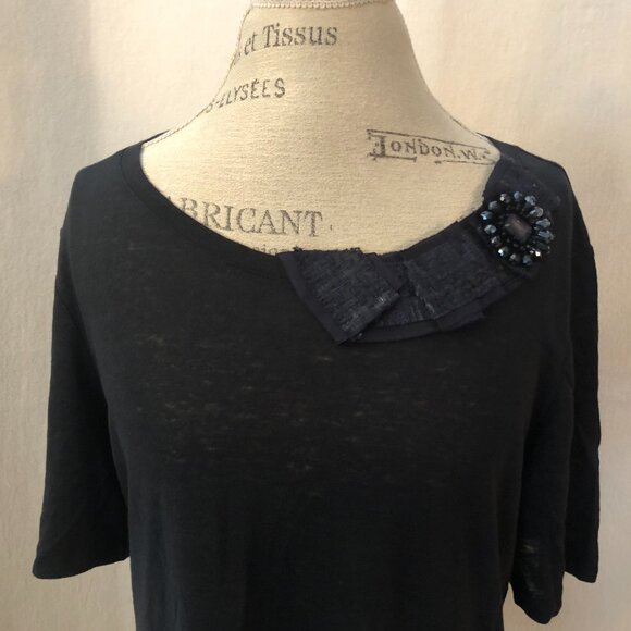 Tory Burch Linen Top: Size L/XL - Picture 2 of 12